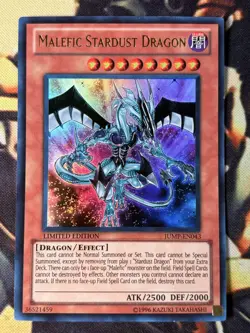 Yugioh: Malefic Stardust Dragon - JUMP-EN043 - Ultra Rare - Limited Edition - MP - Image 1