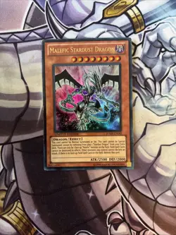 Yugioh: Malefic Stardust Dragon - JUMP-EN043 - Ultra Rare - Limited LP/MP (WNU) - Image 1