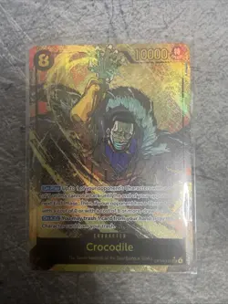 Crocodile OP14-120 SEC Alt Art Secret Rare One Piece OP14 Azure Sea NM - Image 1