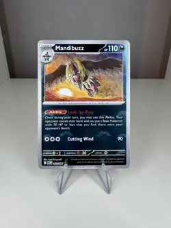 Mandibuzz 064/086 Poke Ball Scarlet & Violet White Flare Pokemon (English) - Image 1