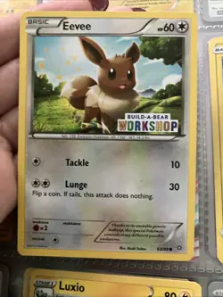 Pokemon Eevee TCG 63/98 Build-A-Bear Workshop Promo Card - Image 3