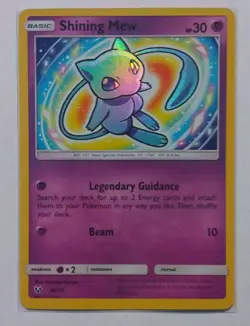 Pokemon Shining Mew Shining Legends Shiny Holo Rare 40/73 TCG Card English 2017 - Image 3