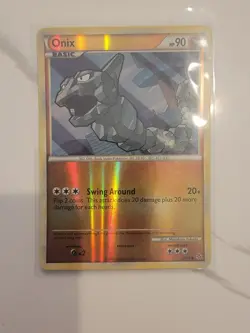 Onix - 57/95 - Pokemon card - Unleashed Reverse Holo Rare LP - Image 1
