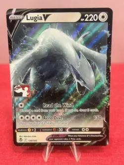 Lugia v Prizm Pack Series 4 Promo Card #138/195 Silver Tempest - Image 1