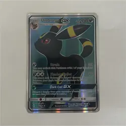 Pokemon Umbreon GX Ultra Rare Full Art Holo 142/149 SM Base Set 200 HP Card - Image 1