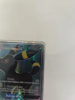 Pokemon Umbreon GX Ultra Rare Full Art Holo 142/149 SM Base Set 200 HP Card - Image 5