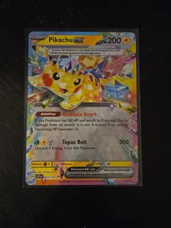 Pokemon Pickachu EX Double Rare Card 057/191 Surging Sparks Pack Fresh Nm - Image 1