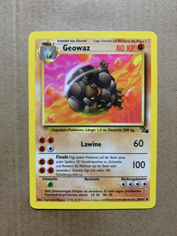 GERMAN Golem 36/62 Fossil Set - Uncommon Pokemon Card - NM - Image 1