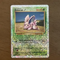 Nidoran M 83/110 Legendary Collection Reverse Holo pokemon TCG - Image 1