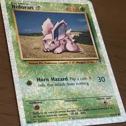Nidoran M 83/110 Legendary Collection Reverse Holo pokemon TCG - Image 2