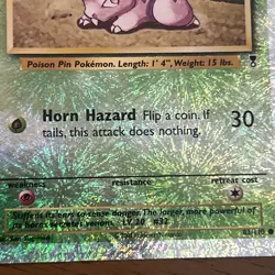 Nidoran M 83/110 Legendary Collection Reverse Holo pokemon TCG - Image 3