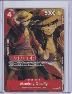 Monkey.D.Luffy - P-007 (Winner Pack Vol. 1) P-007 One Piece Promotion Cards... - Image 1