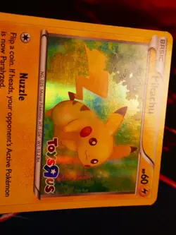 MP/HP Pokemon (Toys R Us) PIKACHU Card XY GENERATIONS Set 26/83 Holo Promo#2 - Image 3