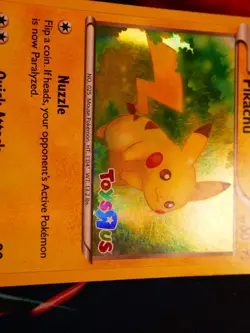 MP/HP Pokemon (Toys R Us) PIKACHU Card XY GENERATIONS Set 26/83 Holo Promo#2 - Image 4