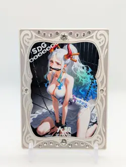 One Piece CCG Yamato Bondage Spicy 🔥 Waifu Metal Card - Image 1