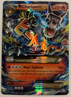 Pokemon TCG M Charizard EX 12/83 Generations Ultra Rare Holo Card MODERATE PLAY - Image 1