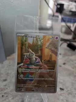 Pokemon TCG Mimikyu Scarlet & Violet SVP 075 Holo Promo Card Sealed, Near Mint - Image 1