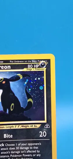 Pokemon TCG Umbreon Neo Discovery Holo Rare Card 13/75 Sku2 - Image 3