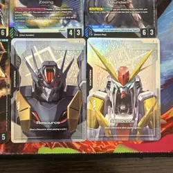 Gundam Card Game GD04 Phantom Aria Leader, U+ and 2 Resource Lot! Leader lot - Image 4