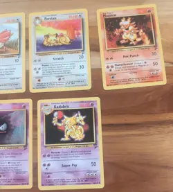 Pokemon TCG - Base Set 2 Lot (8 Cards) WOTC 1999 - Magmar, Kadabra, Persian &... - Image 4