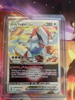 Lugia VSTAR Ultra Rare 139/195 Silver Tempest Pokemon Card Mint - Image 1