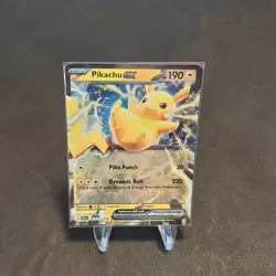 Pokemon Card - Pikachu ex Paldea Evolved 063/193 Double Rare SV Holo - Image 1