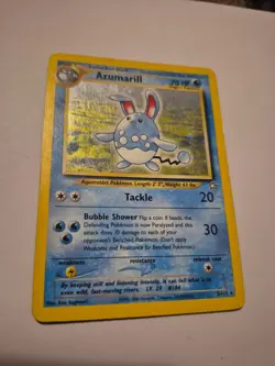 Pokeman Azumarill 2/111 Neo Genesis Holo Card - Image 1
