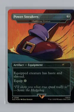 Power Sneakers - Lightning Greaves (Rainbow Foil) R Secret Lair Drop Series 2099 - Image 1