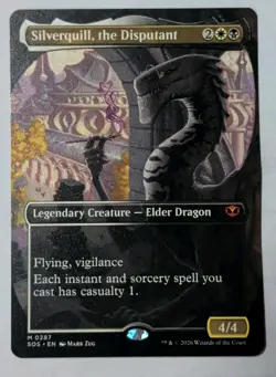 Silverquill, the Disputant (Borderless) - Secrets of Strixhaven Regular - 0287 - Image 1
