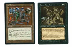 Dance of the Dead / Icy Manipulator (Both Near Mint NP) MTG Ice Age Enchantment - Image 1