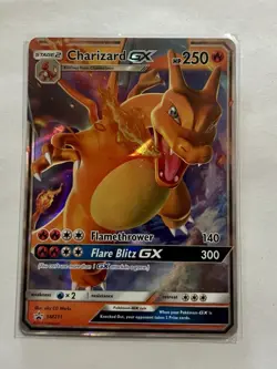 Pokemon Card TCG - Charizard GX SM211 Black Star Promo Sun & Moon NM - Image 2