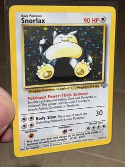 1999 Pokemon Snorlax Holo 11/64 LP - Image 1