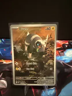 Pokemon Blitzle Illustration Rare 114/086 White Flare English - Image 1