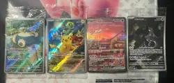 Sealed Pokemon Promo Lot - Mew, Mewtwo, Snorlax, Pikachu - Image 1