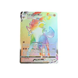 Pokemon TCG Lycanroc VMAX 213/203 Full Art Holo Secret Rare SWSH07 320 HP - Image 1