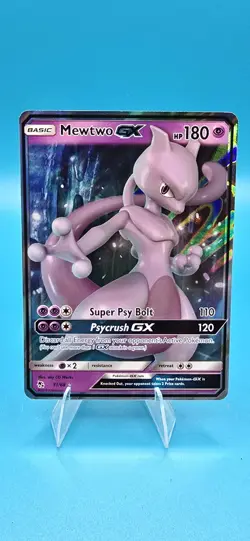 Mewtwo GX NM Ultra Rare 31/68 Hidden Fates Pokemon TCG - Image 1