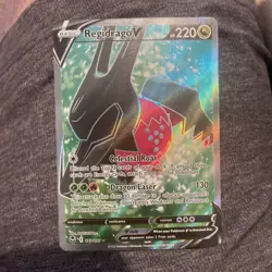 Pokemon TCG Regidrago V (Full Art) 183/195 Ultra Rare Holo NM Free Shipping - Image 1
