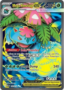 Mega Venusaur ex - 155/132 - Ultra Rare NM, English Pokemon Mega Evolution Base - Image 1