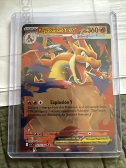 Mega Charizard Y ex 022/217 Rare Pokemon Ascended Heroes - Image 1