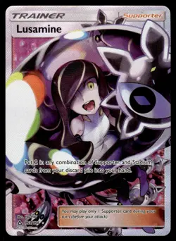 2018 Pokemon Sun & Moon - Ultra Prism Lusamine #153 Light Play - Image 1