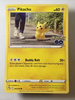 Pikachu 027/078 - Pokemon GO Regular (NM) - Image 1
