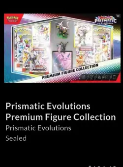 POKEMON PRISMATIC EVOLUTIONS FACTORY SEALED PREMIUM FIGURE COLLECTION BOX - Image 1