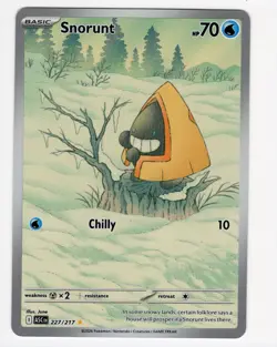 2026 Pokemon Ascended Heroes Snorunt Illustration Rare #227/217 - Image 1