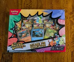 Pokemon TCG First Partner Deluxe Pin Collection Box New Sealed - Image 1