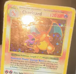 The Pokemon Company Pokemon TCG Charizard 4/102 Base Set Shadowless Holo 120 HP - Image 1