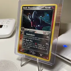 Pokemon |Dark Houndoom| English|EX Team Rocket Returns| 2004|005/109| Holo - Image 1