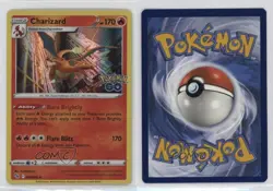 Charizard Holo Pokemon Sword & Shield Pokemon Go #010 - Image 3