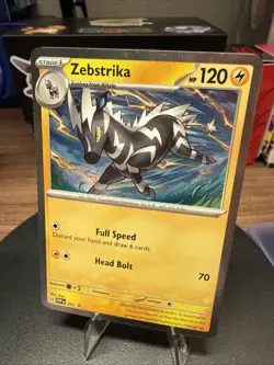 Pokemon TCG: Destined Rivals - Zebstrika (201/SV-P) SV Black Star Promo - Image 1
