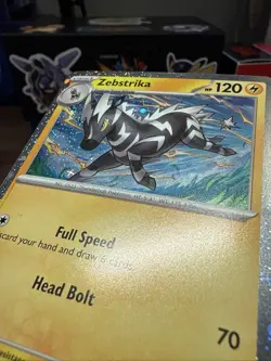 Pokemon TCG: Destined Rivals - Zebstrika (201/SV-P) SV Black Star Promo - Image 2