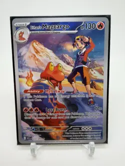 Ethan's Magcargo 222/217 Illustration Rare ME: Ascended Heroes Pokemon Near Mint - Image 1